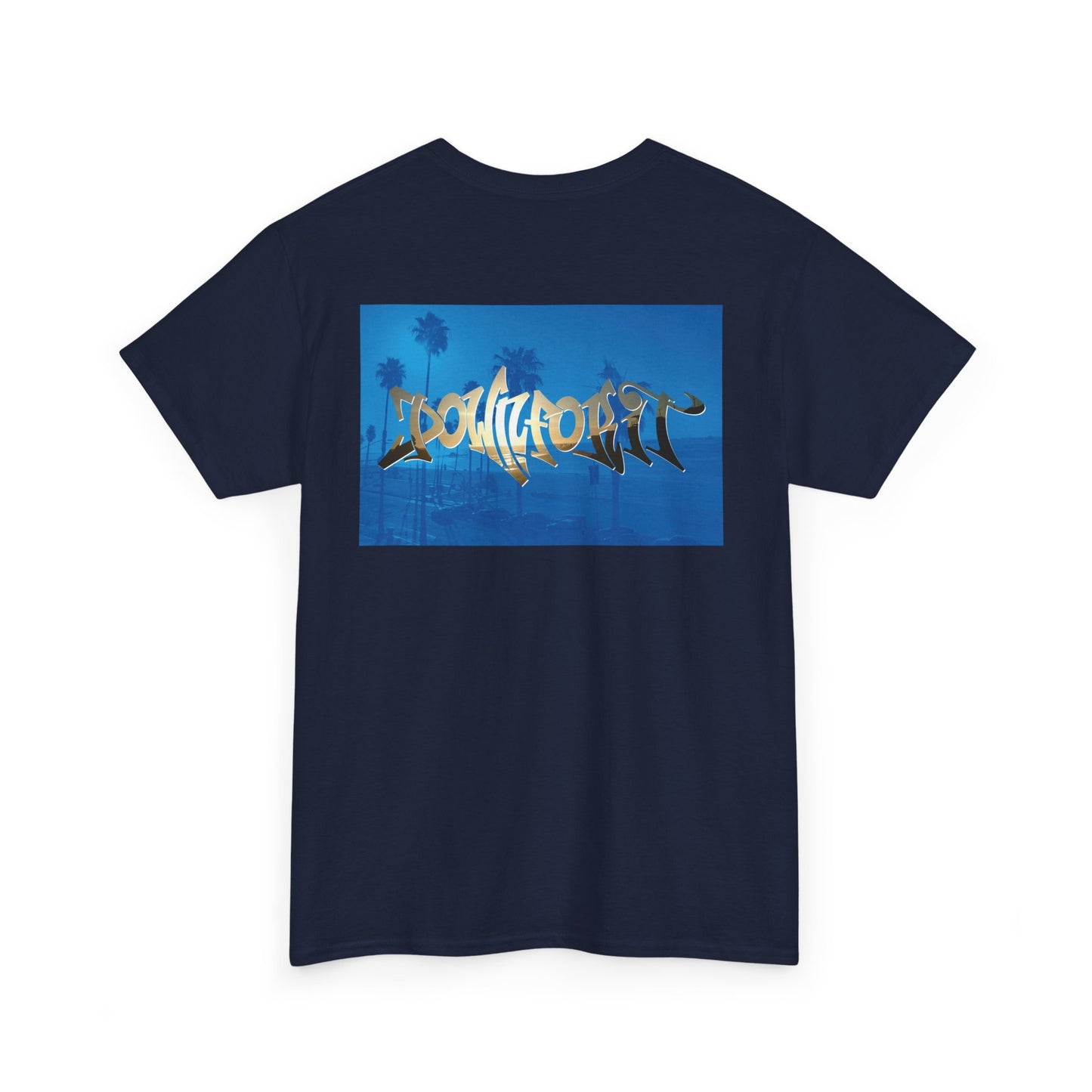 Down For It World Beach scene T-Shirt