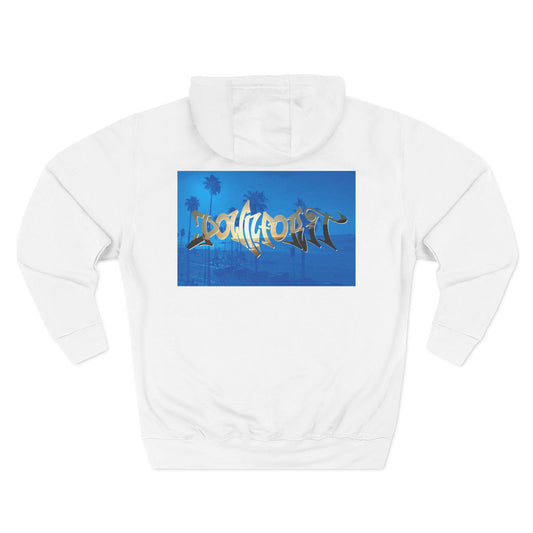 Down For It World Beach scene Hoodie