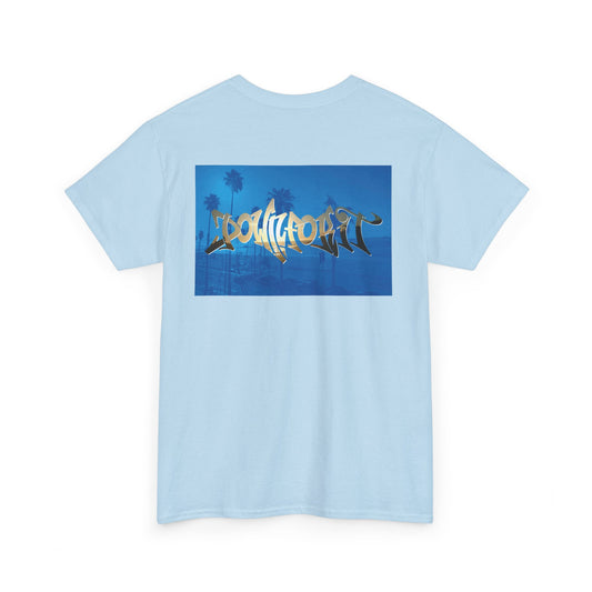 Down For It World Beach scene T-Shirt