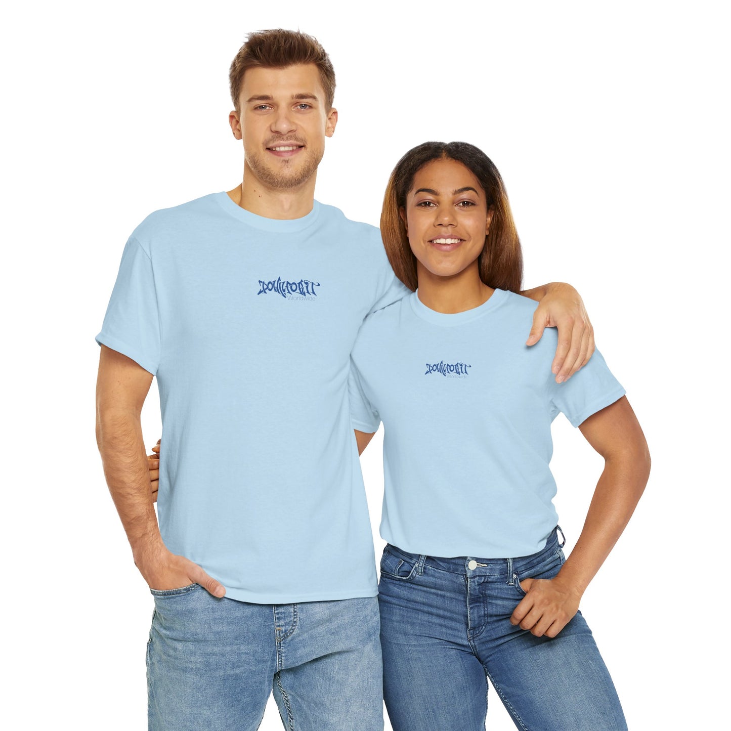 Down For It World Beach scene T-Shirt