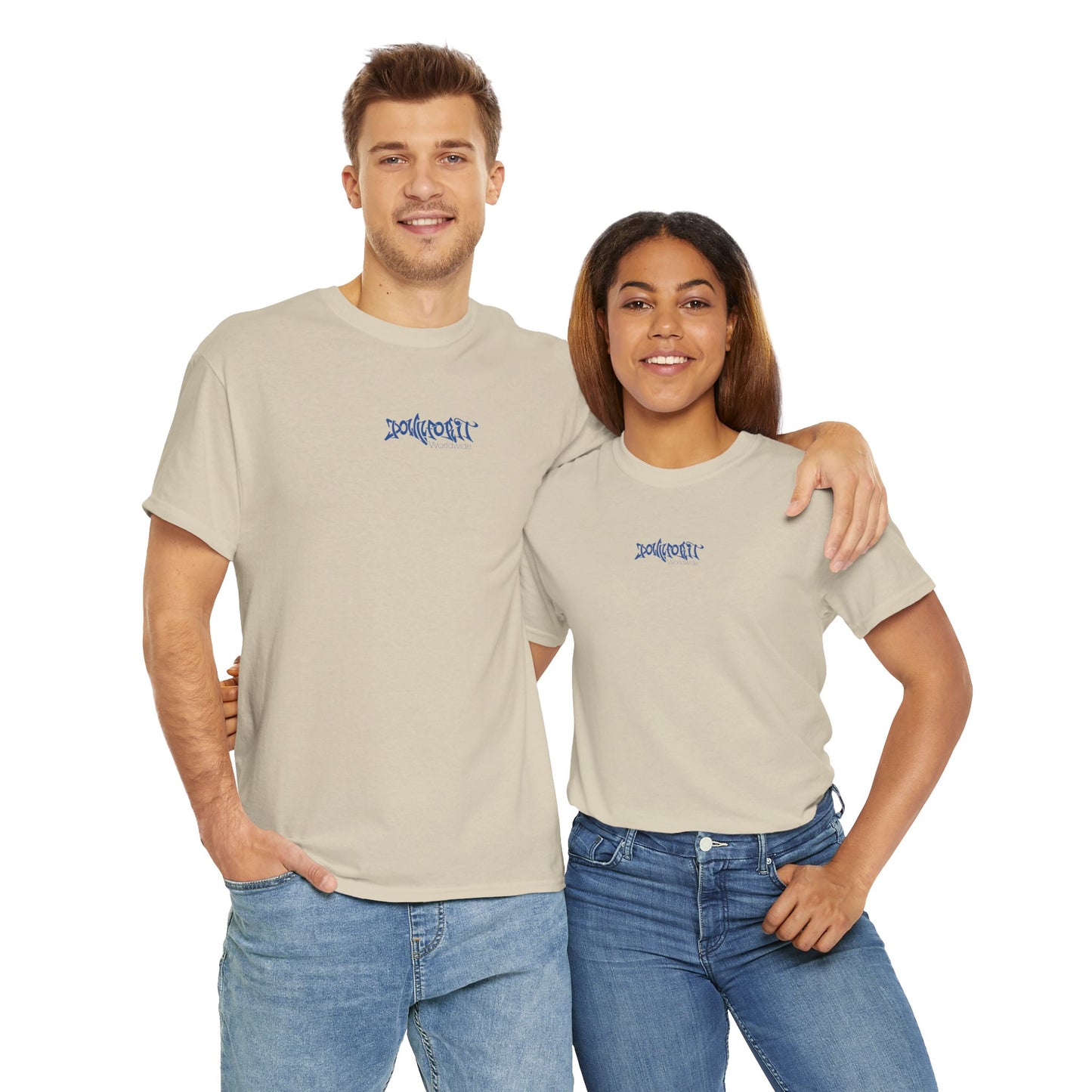 Down For It World Beach scene T-Shirt