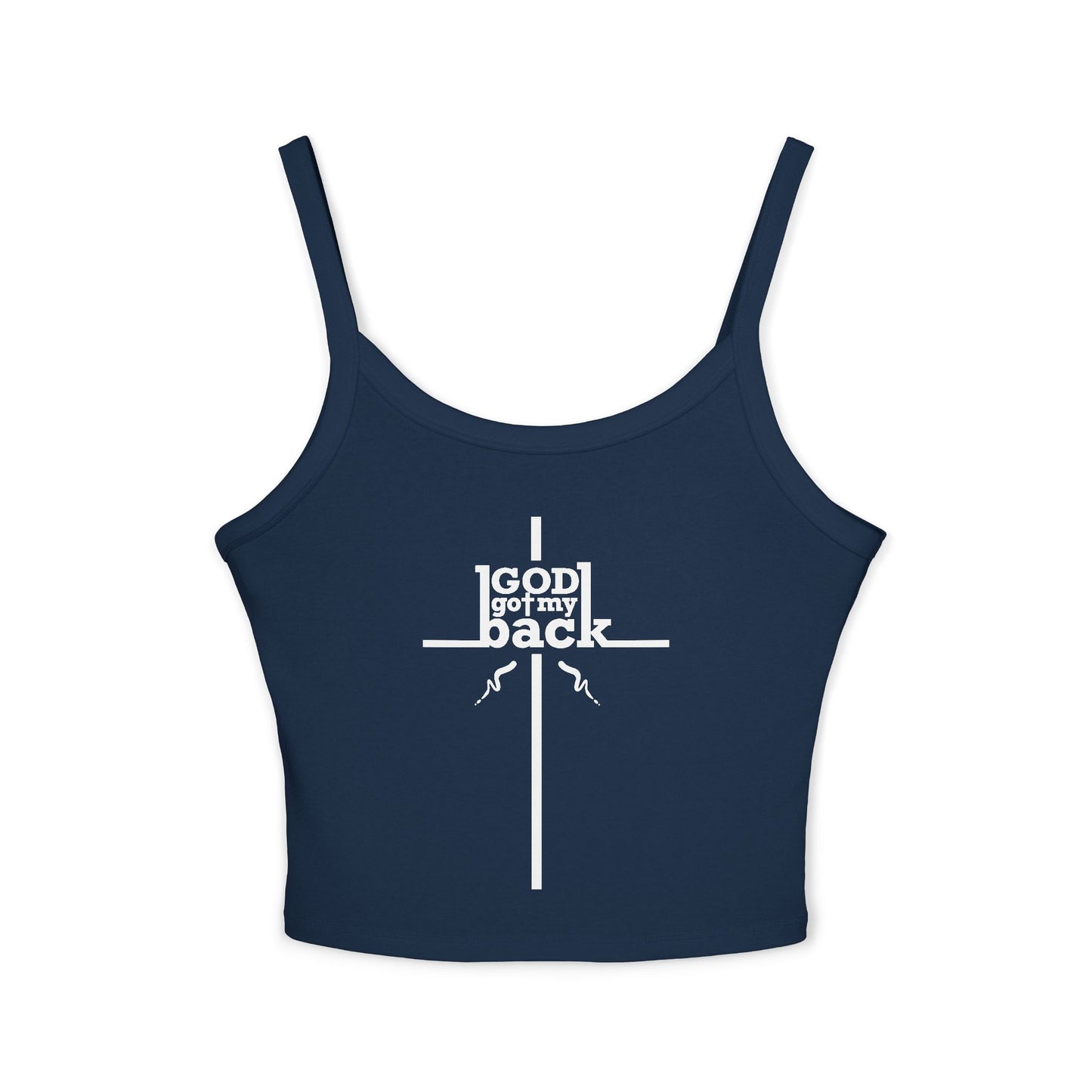 God's Got My Back Spaghetti Strap Tank Top