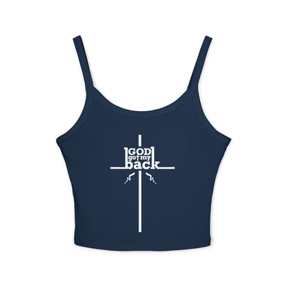 God's Got My Back Spaghetti Strap Tank Top