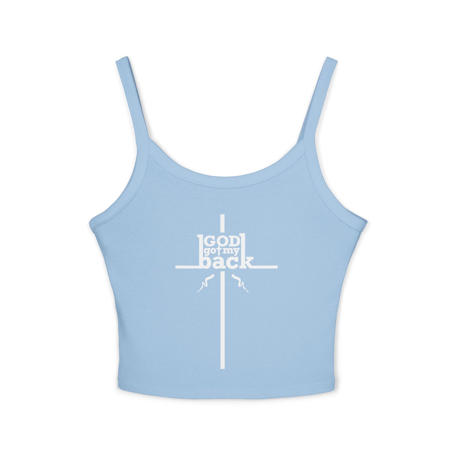 God's Got My Back Spaghetti Strap Tank Top
