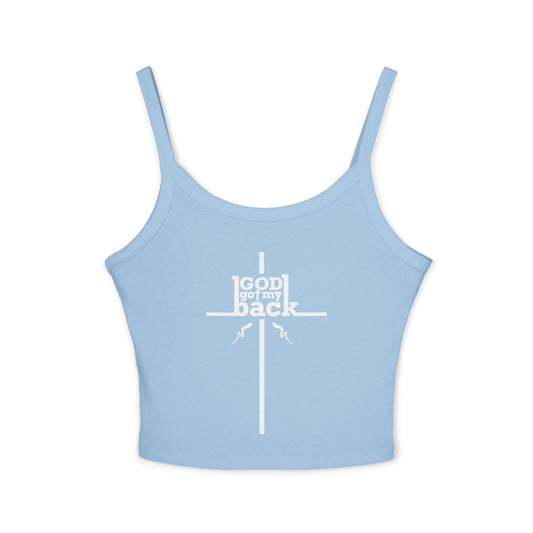 God's Got My Back Spaghetti Strap Tank Top