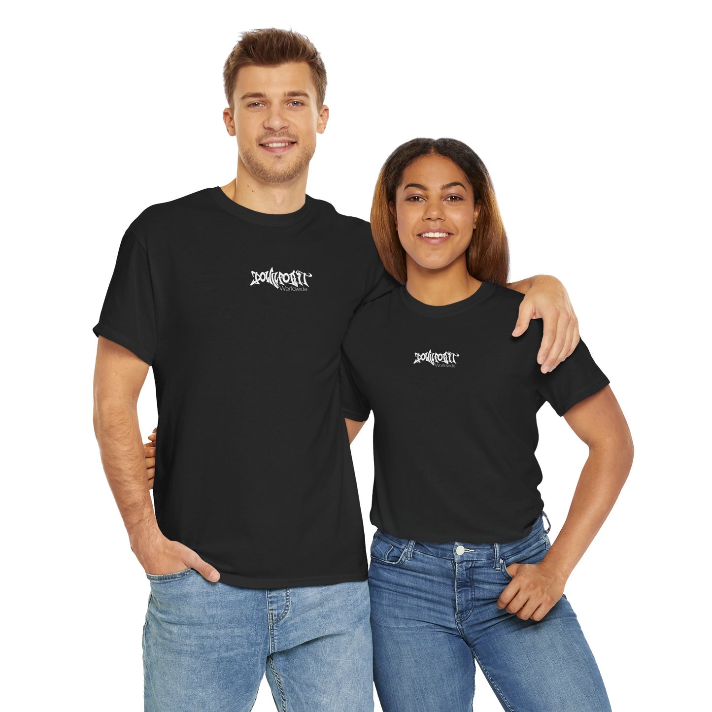 Down For It World Beach scene T-Shirt