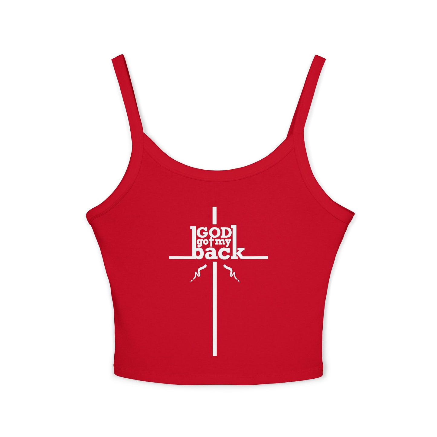 God's Got My Back Spaghetti Strap Tank Top