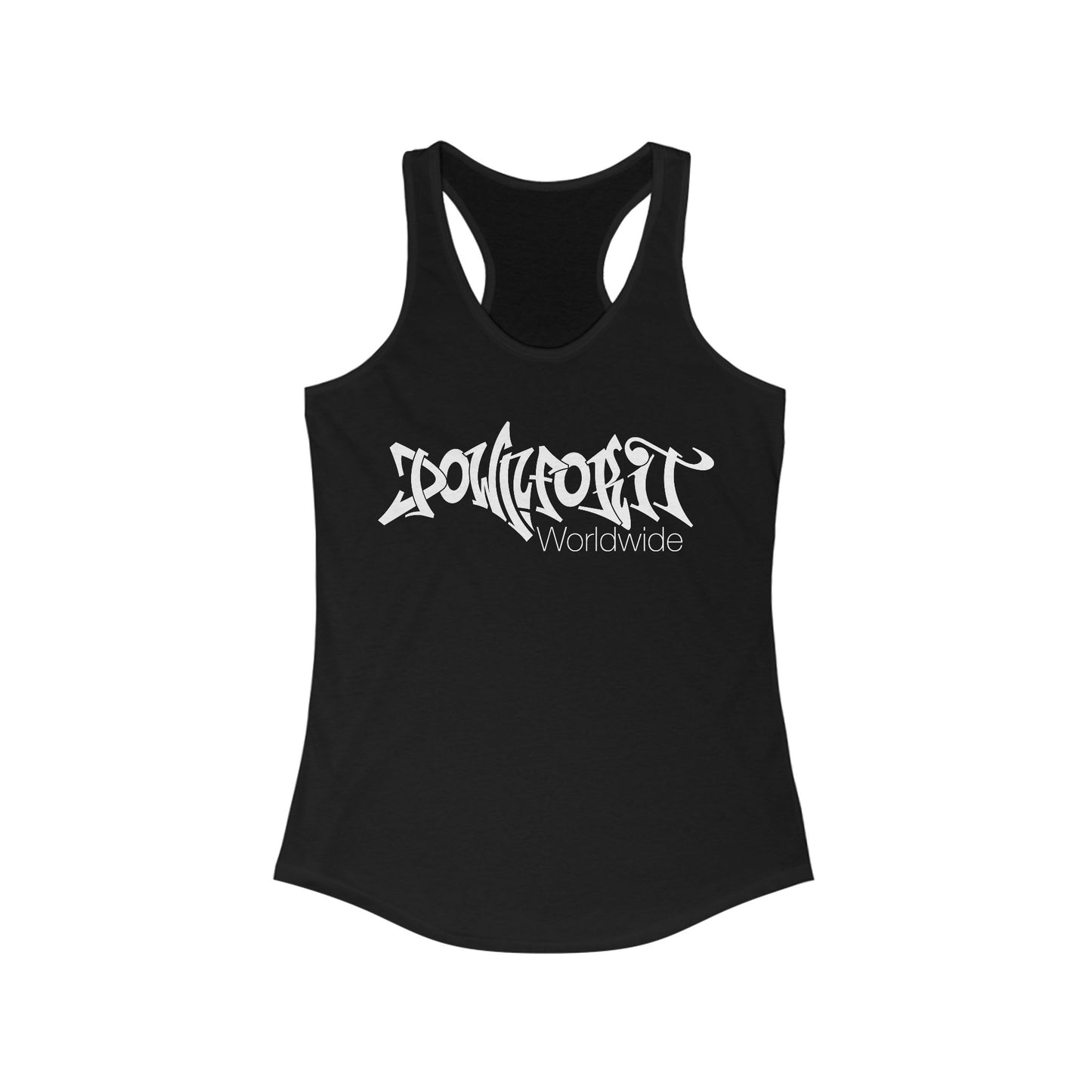 Down For It World Racerback Tank Top