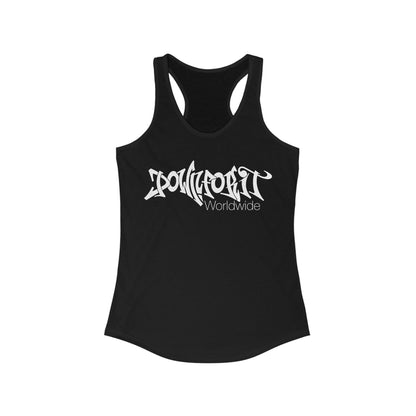Down For It World Racerback Tank Top