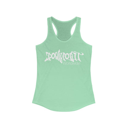 Down For It World Racerback Tank Top