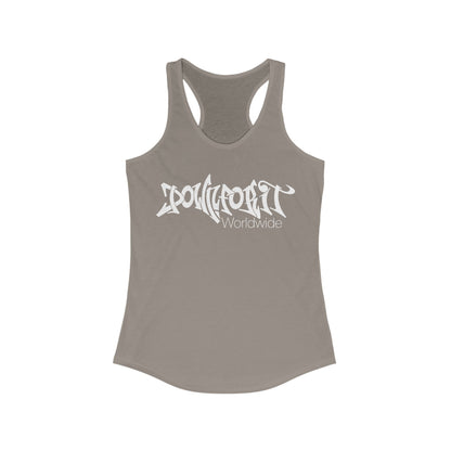 Down For It World Racerback Tank Top