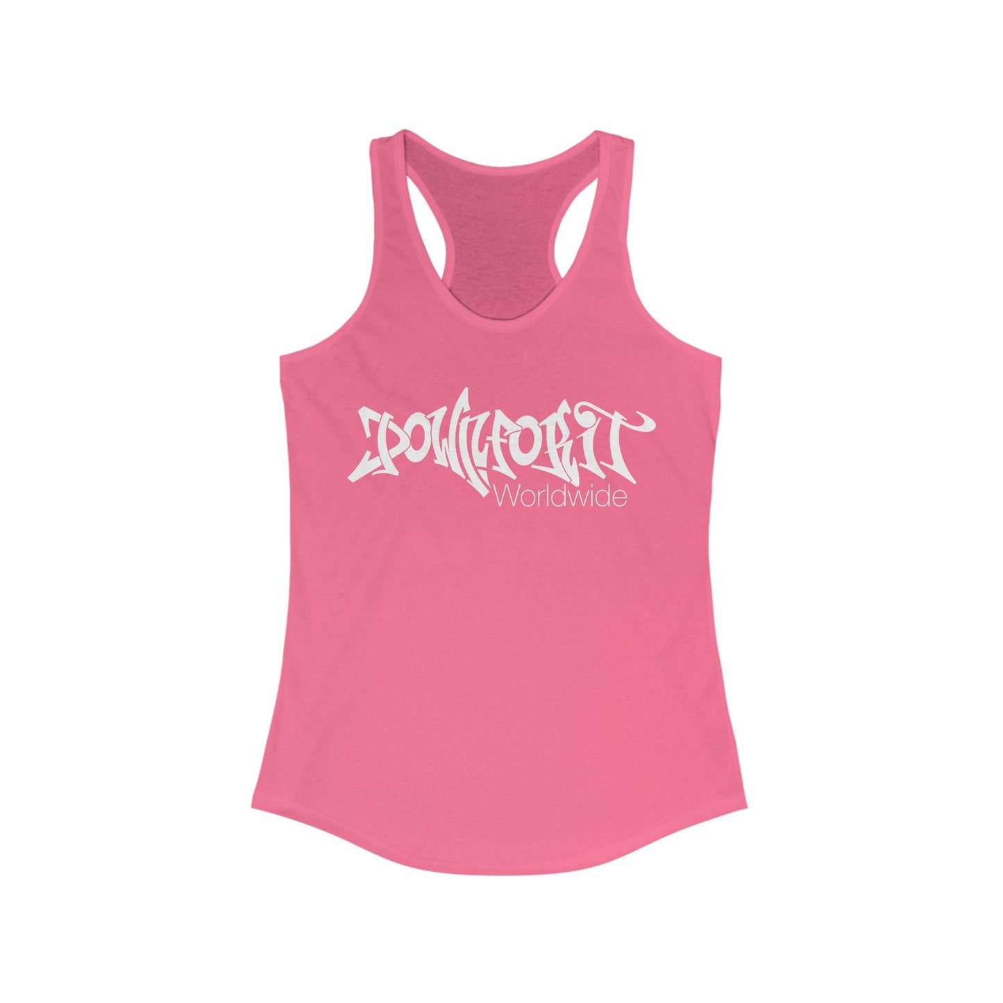Down For It World Racerback Tank Top
