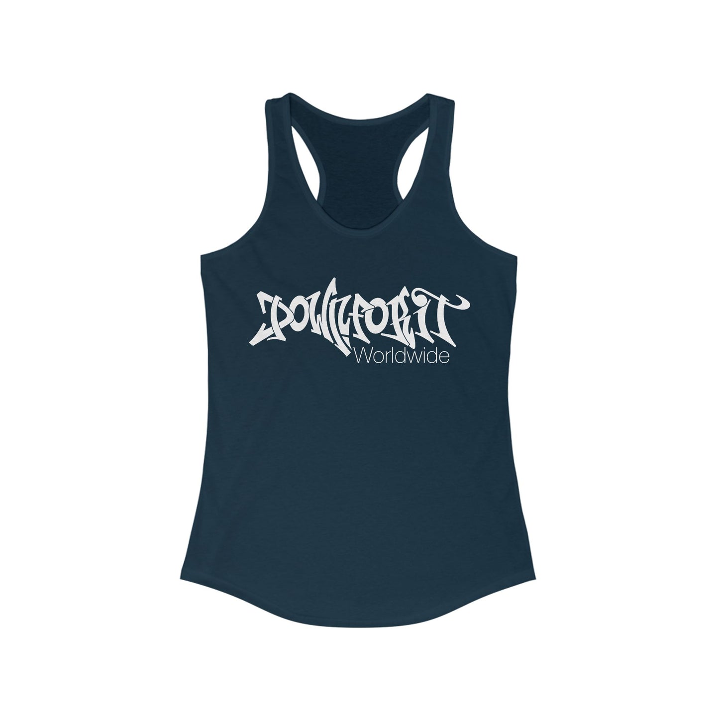 Down For It World Racerback Tank Top