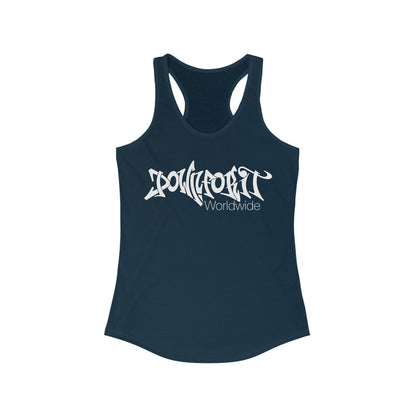 Down For It World Racerback Tank Top
