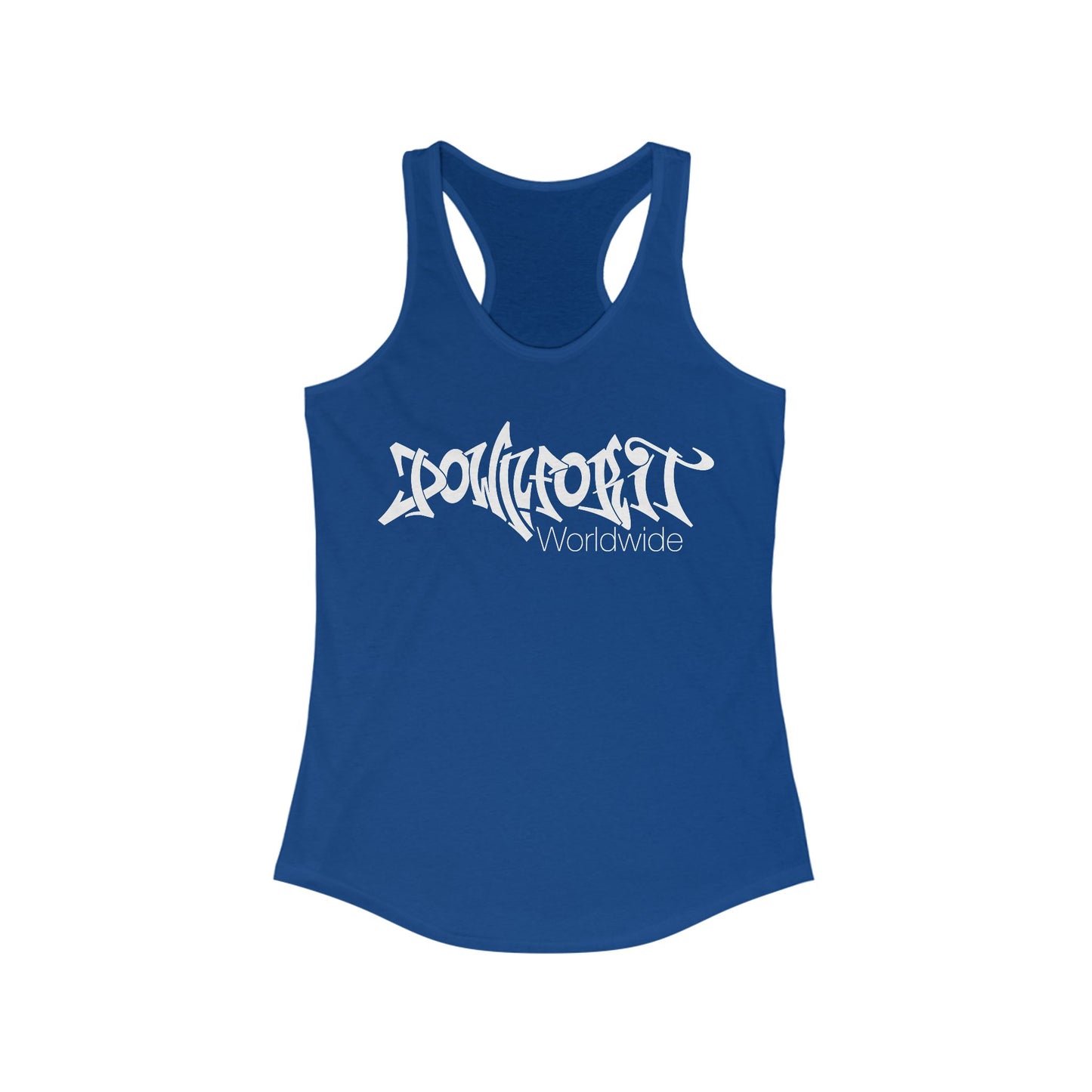 Down For It World Racerback Tank Top