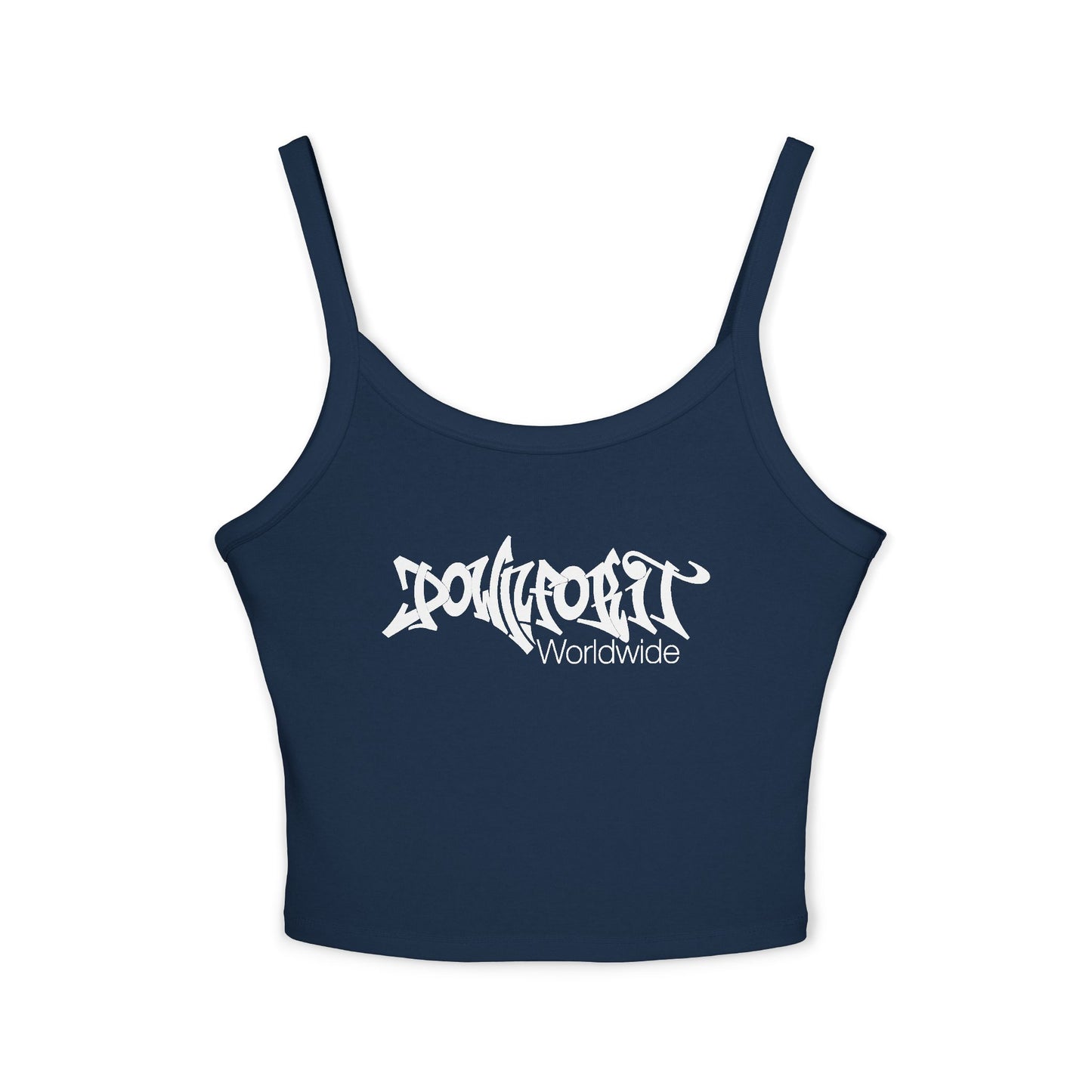 Down For It World Women’s Spaghetti Strap Tank Top