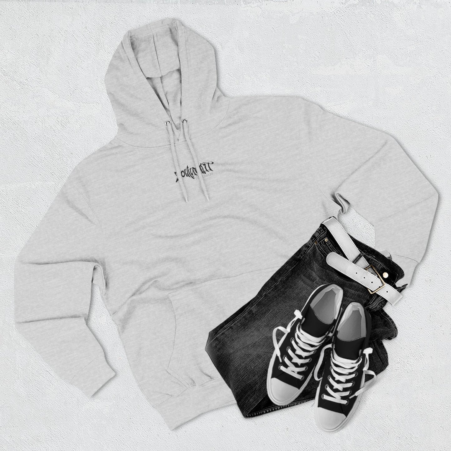 Down For It World Beach scene Hoodie