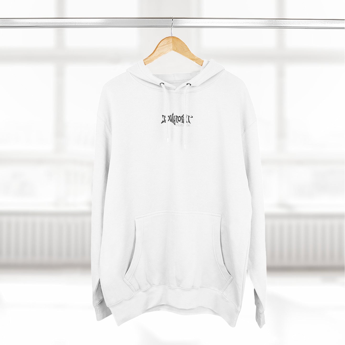 Down For It World Beach scene Hoodie