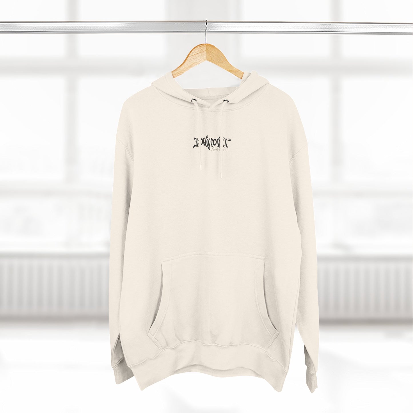 Down For It World Beach scene Hoodie