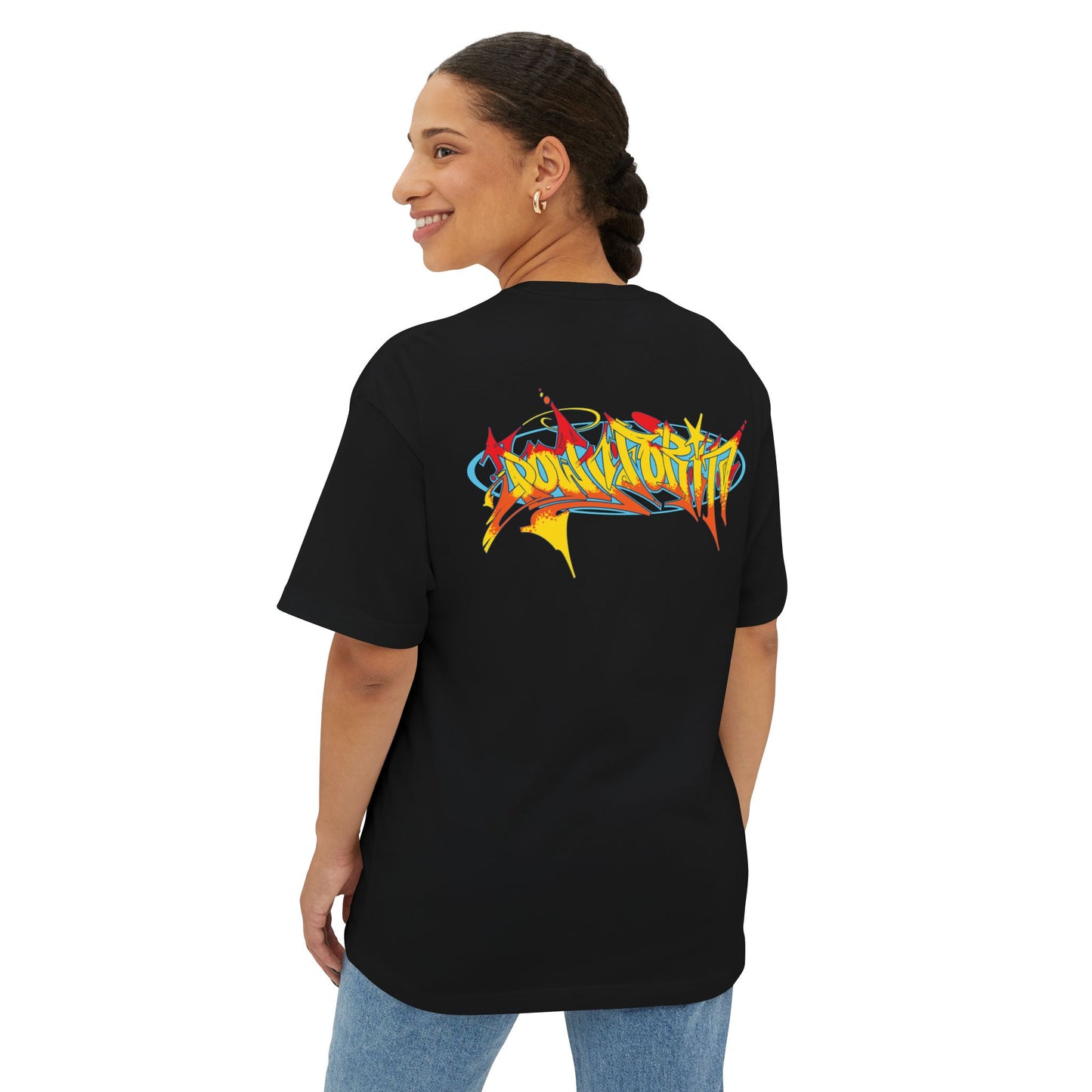 Down For It Wild Style Graffiti Tee