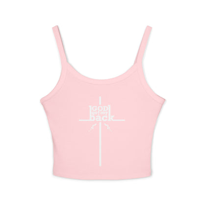 God's Got My Back Spaghetti Strap Tank Top