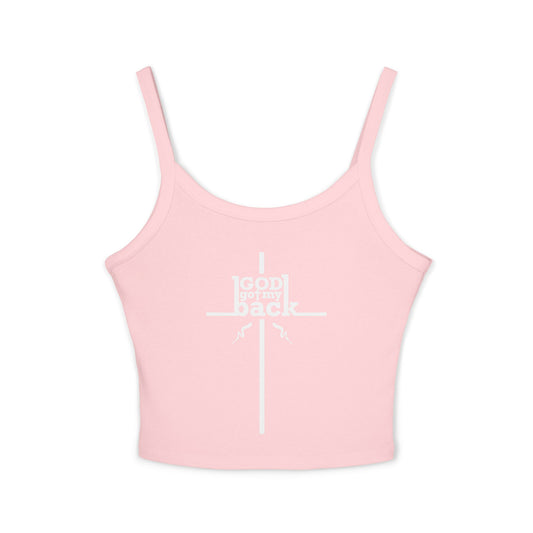 God's Got My Back Spaghetti Strap Tank Top