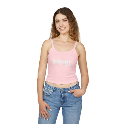 Down For It World Women’s Spaghetti Strap Tank Top