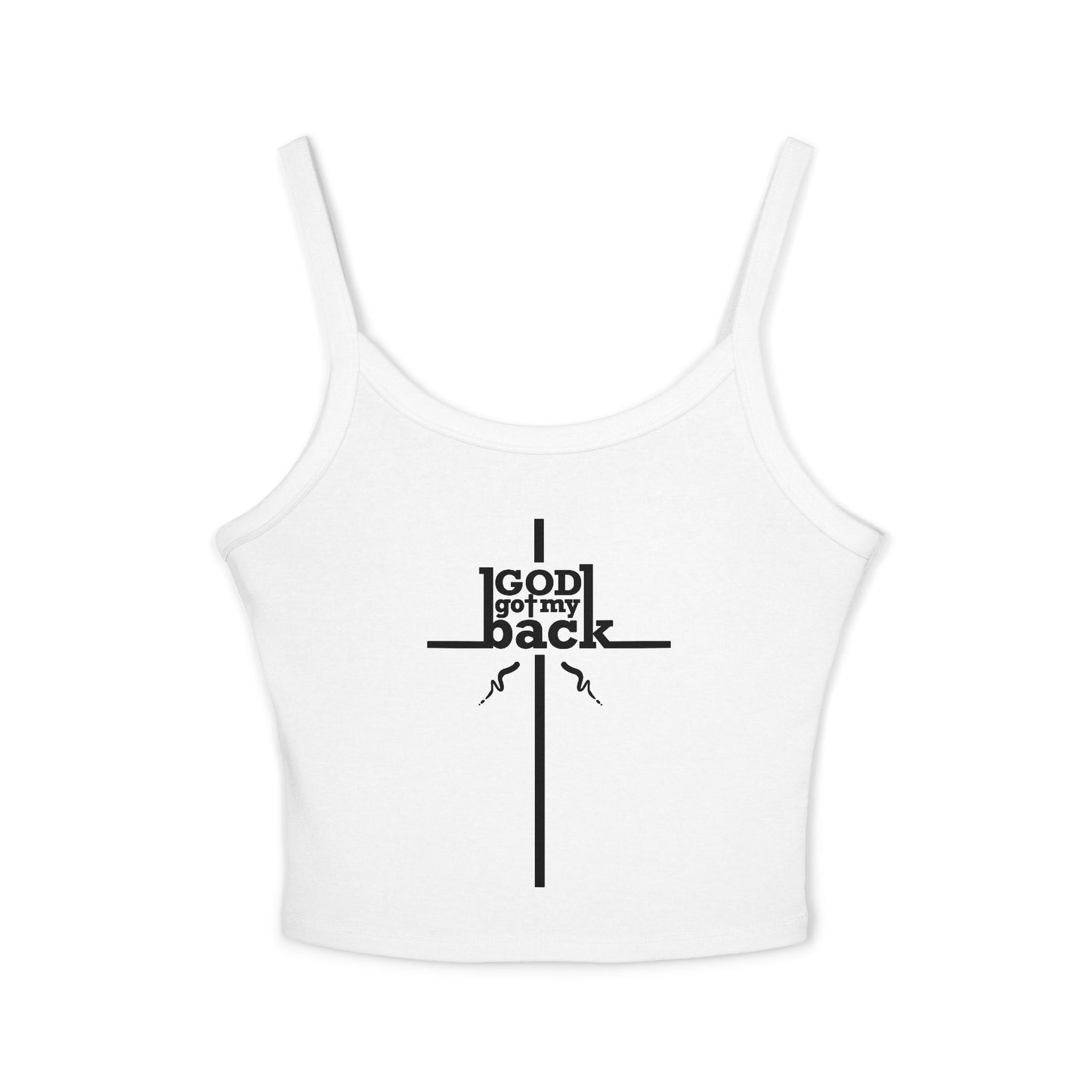 God's Got My Back Spaghetti Strap Tank Top
