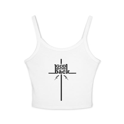 God's Got My Back Spaghetti Strap Tank Top