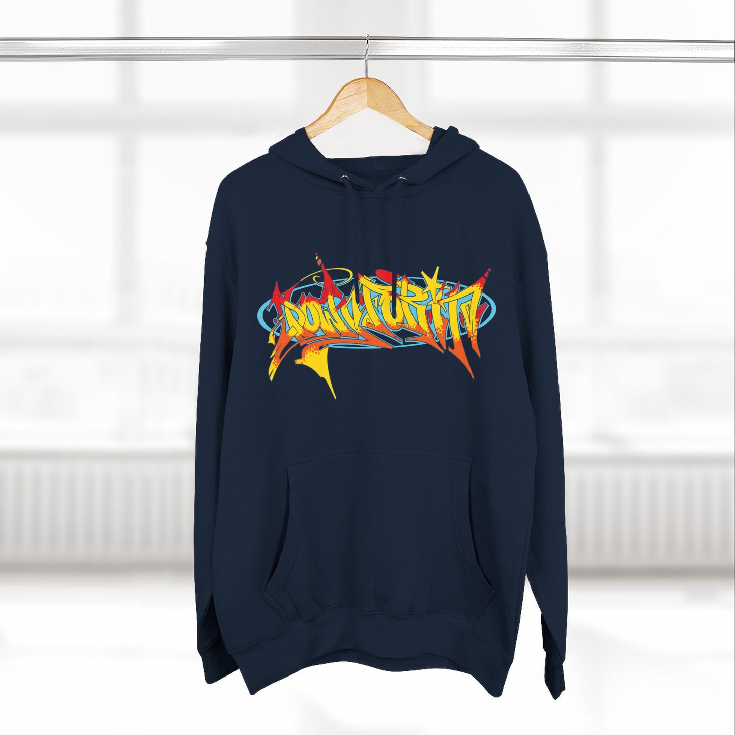 Down For It Wild Style Graffiti Hoodie