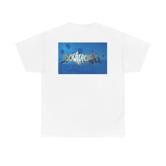 Down For It World Beach scene T-Shirt