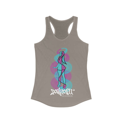 Graffiti Girl Racerback Tank Top