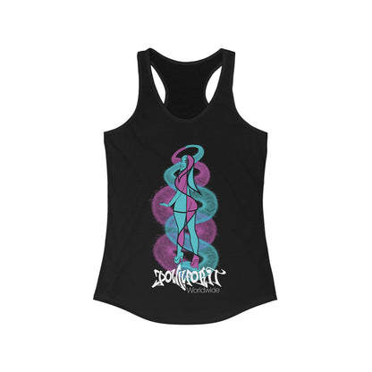 Graffiti Girl Racerback Tank Top
