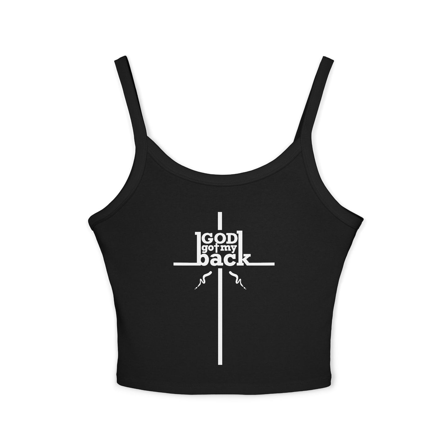 God's Got My Back Spaghetti Strap Tank Top