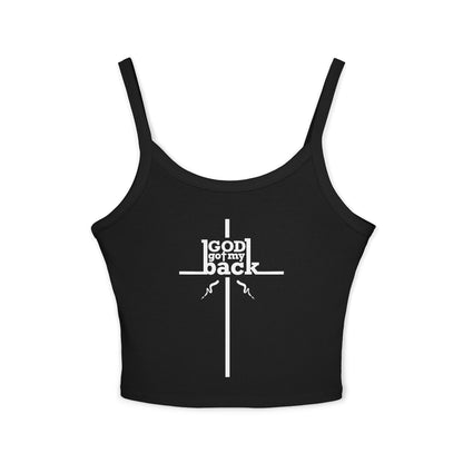 God's Got My Back Spaghetti Strap Tank Top